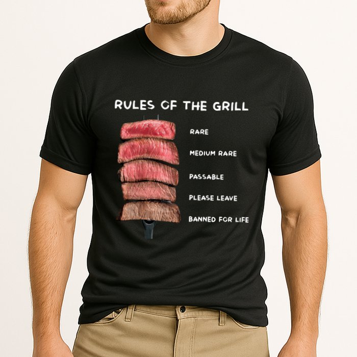 Middleclassfancy Rad Dad Rules Of The Grill Performance Shirt