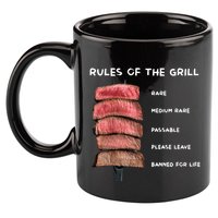Middleclassfancy Rad Dad Rules Of The Grill 11oz C Handle Ceramic Mug