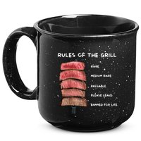 Middleclassfancy Rad Dad Rules Of The Grill 15oz Campfire Ceramic Mug
