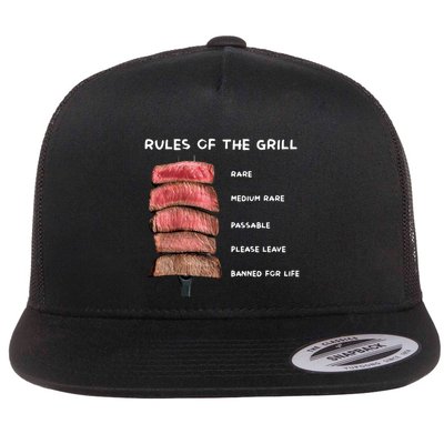 Middleclassfancy Rad Dad Rules Of The Grill Flatbill Hat