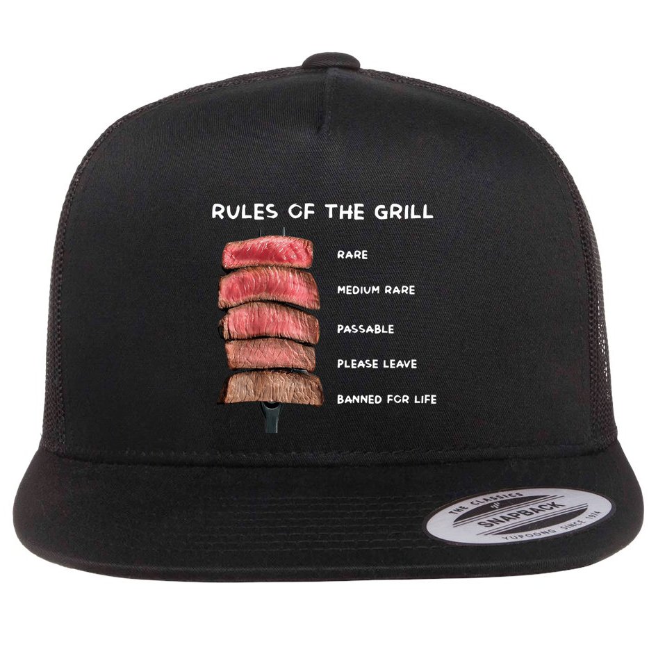 Middleclassfancy Rad Dad Rules Of The Grill Flatbill Hat
