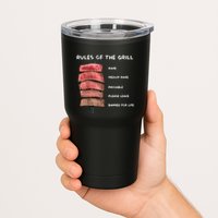 Middleclassfancy Rad Dad Rules Of The Grill Tumbler