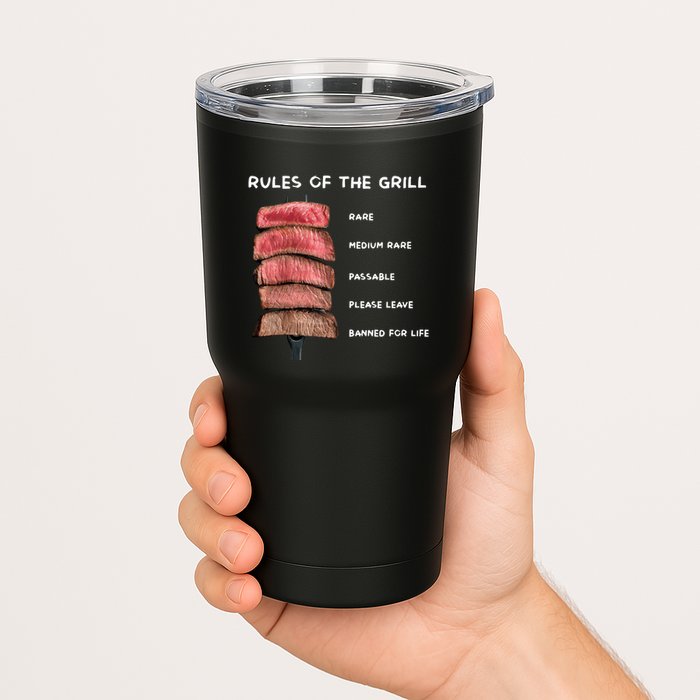 Middleclassfancy Rad Dad Rules Of The Grill Tumbler