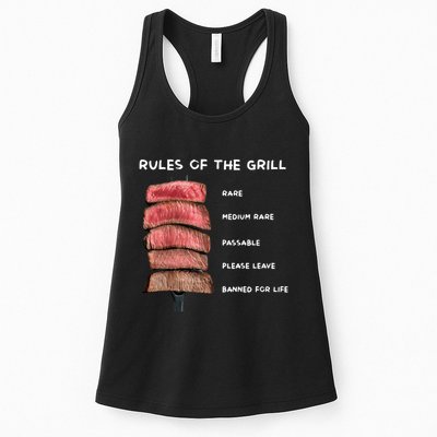 Middleclassfancy Rad Dad Rules Of The Grill Womens Tank Top
