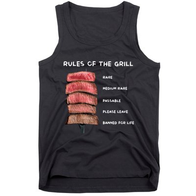 Middleclassfancy Rad Dad Rules Of The Grill Tank Top