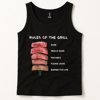 Middleclassfancy Rad Dad Rules Of The Grill Tank Top