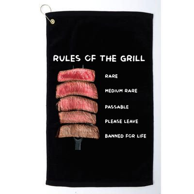 Middleclassfancy Rad Dad Rules Of The Grill Golf Towel