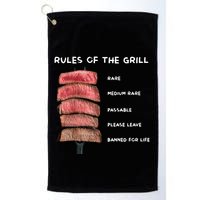 Middleclassfancy Rad Dad Rules Of The Grill Golf Towel