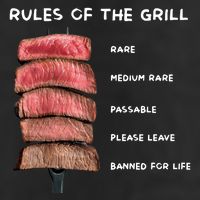 Middleclassfancy Rad Dad Rules Of The Grill Golf Towel