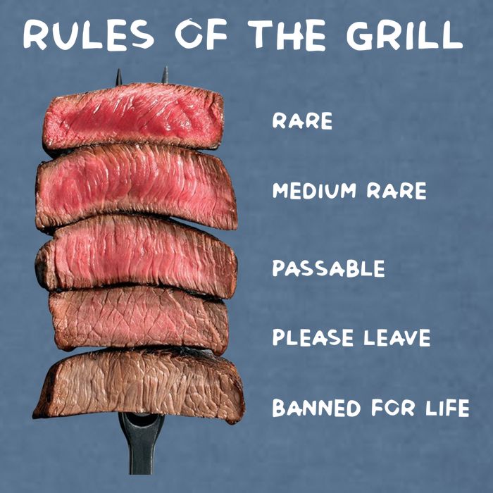 Middleclassfancy Rad Dad Rules Of The Grill Garment-Dyed Sweatshirt