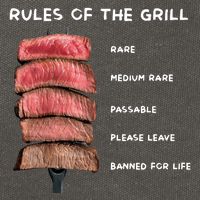 Middleclassfancy Rad Dad Rules Of The Grill Cotton Canvas Backpack