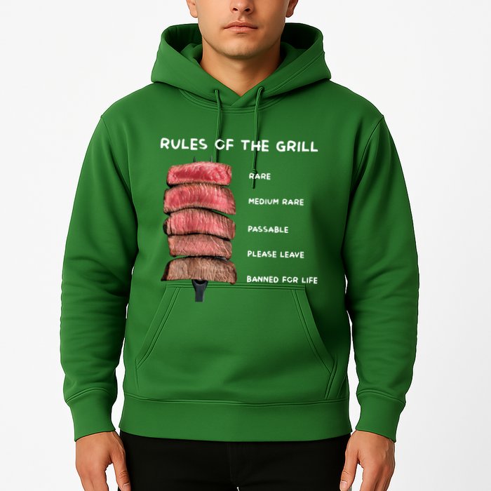 Middleclassfancy Rad Dad Rules Of The Grill Hoodie