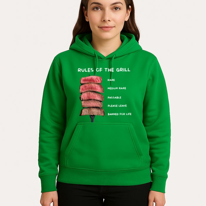 Middleclassfancy Rad Dad Rules Of The Grill Hoodie