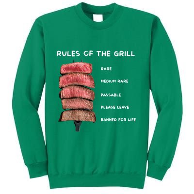 Middleclassfancy Rad Dad Rules Of The Grill Sweatshirt