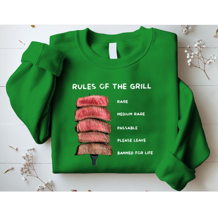 Middleclassfancy Rad Dad Rules Of The Grill Sweatshirt