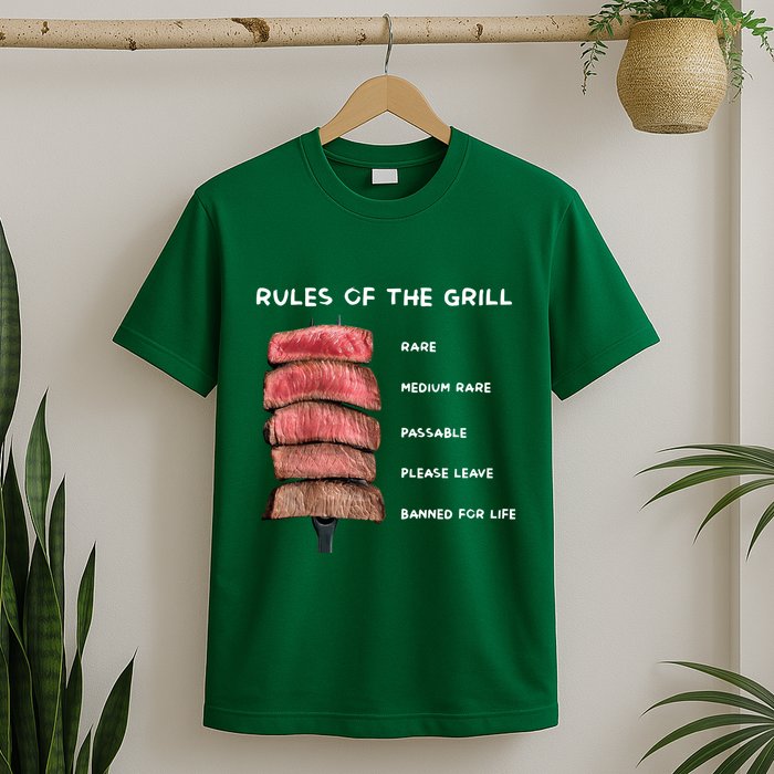 Middleclassfancy Rad Dad Rules Of The Grill T-Shirt