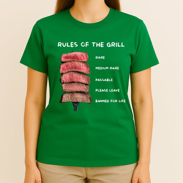 Middleclassfancy Rad Dad Rules Of The Grill T-Shirt