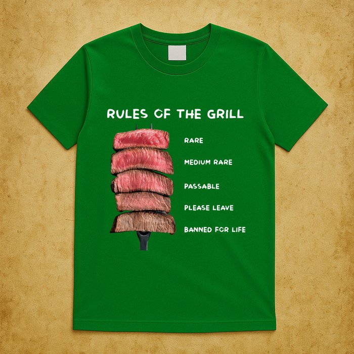 Middleclassfancy Rad Dad Rules Of The Grill T-Shirt