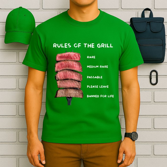 Middleclassfancy Rad Dad Rules Of The Grill T-Shirt