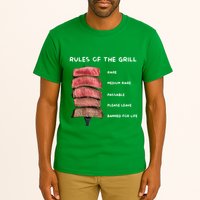 Middleclassfancy Rad Dad Rules Of The Grill Tall T-Shirt