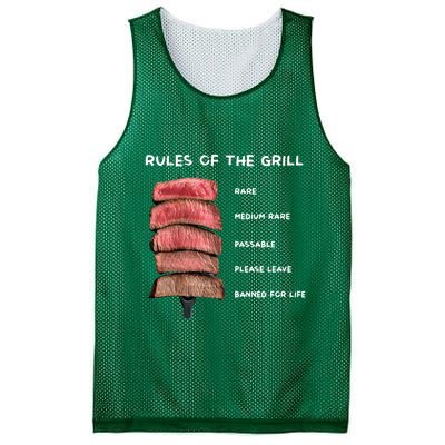 Middleclassfancy Rad Dad Rules Of The Grill Mesh Reversible Basketball Jersey Tank