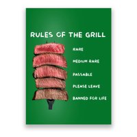 Middleclassfancy Rad Dad Rules Of The Grill Poster