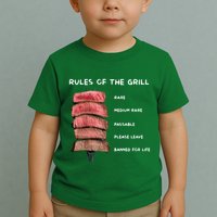 Middleclassfancy Rad Dad Rules Of The Grill Toddler T-Shirt