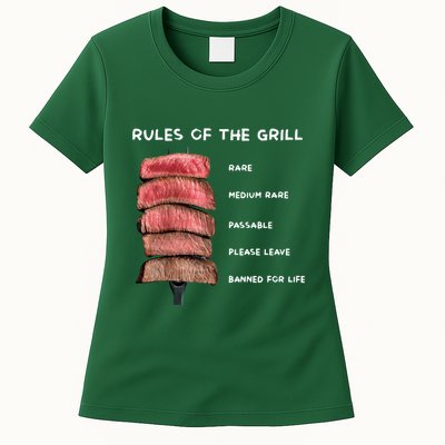 Middleclassfancy Rad Dad Rules Of The Grill Womens T-Shirt