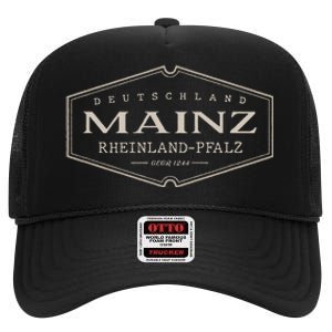 Mainz Rheinlandpfalz Deutschland Historic Mainz Germany High Crown Mesh Back Trucker Hat