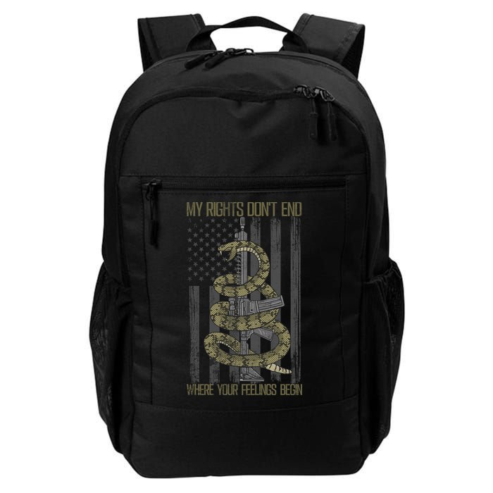 My Rights Don't End Where Your Feelings Begin Backpack