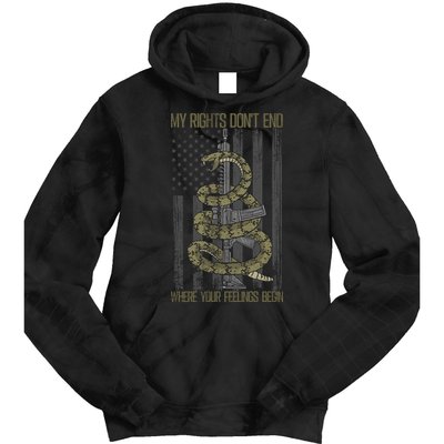 My Rights Don't End Where Your Feelings Begin Tie Dye Hoodie