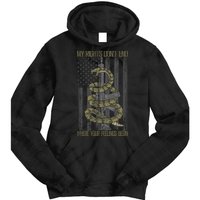 My Rights Don't End Where Your Feelings Begin Tie Dye Hoodie