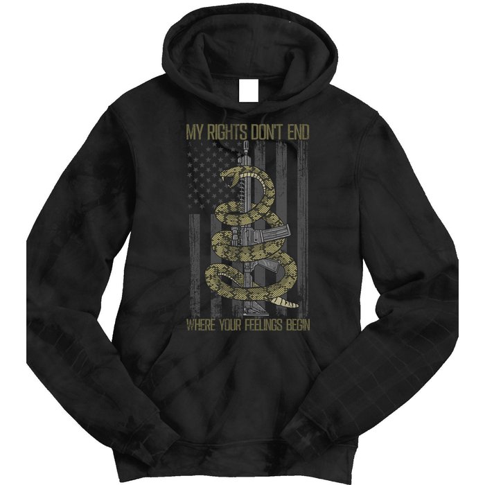 My Rights Don't End Where Your Feelings Begin Tie Dye Hoodie