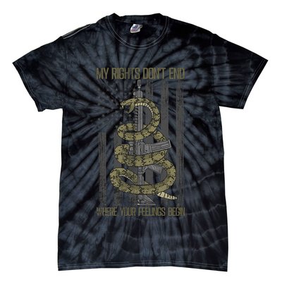 My Rights Don't End Where Your Feelings Begin Tie-Dye T-Shirt