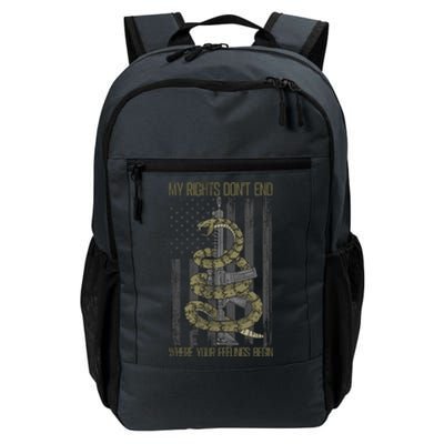 My Rights Don't End Where Your Feelings Begin Daily Commute Backpack