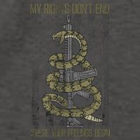 My Rights Don't End Where Your Feelings Begin Vector Backpack