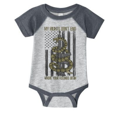 My Rights Don't End Where Your Feelings Begin Infant Baby Jersey Bodysuit