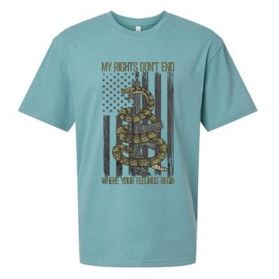 My Rights Don't End Where Your Feelings Begin Sueded Cloud Jersey T-Shirt