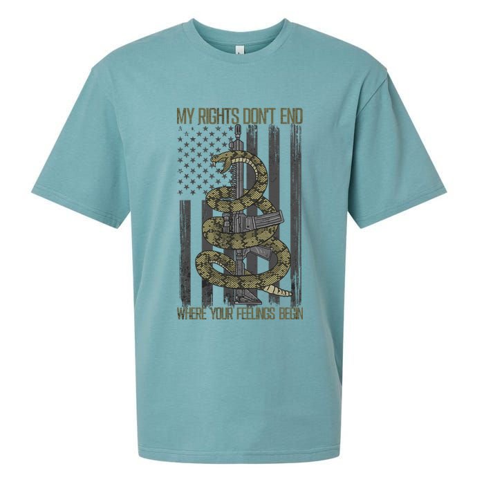My Rights Don't End Where Your Feelings Begin Sueded Cloud Jersey T-Shirt