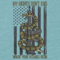 My Rights Don't End Where Your Feelings Begin Sueded Cloud Jersey T-Shirt