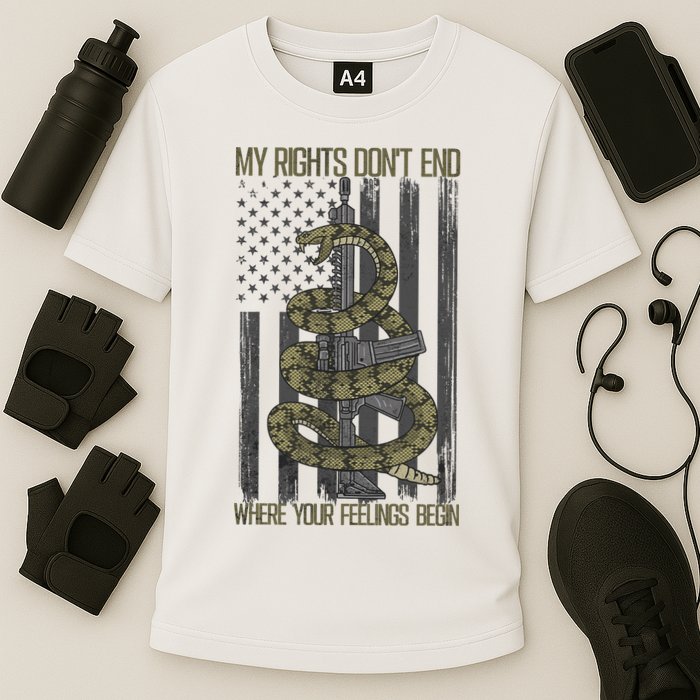 My Rights Don't End Where Your Feelings Begin Performance Shirt