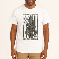 My Rights Don't End Where Your Feelings Begin Tall T-Shirt
