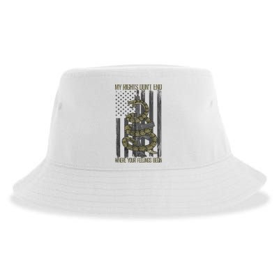 My Rights Don't End Where Your Feelings Begin Sustainable Bucket Hat