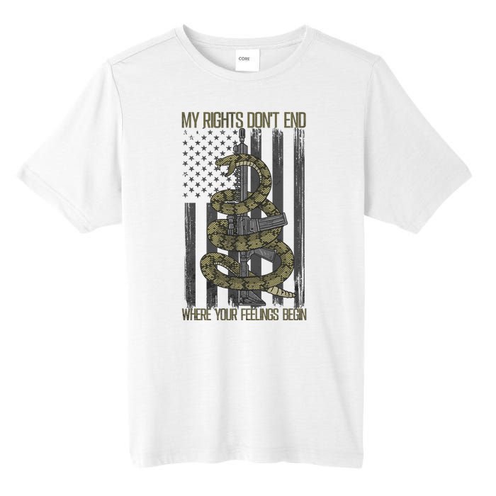 My Rights Don't End Where Your Feelings Begin Tall Fusion ChromaSoft Performance T-Shirt