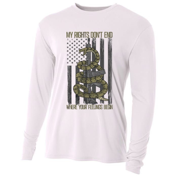 My Rights Don't End Where Your Feelings Begin Cooling Performance Long Sleeve Crew