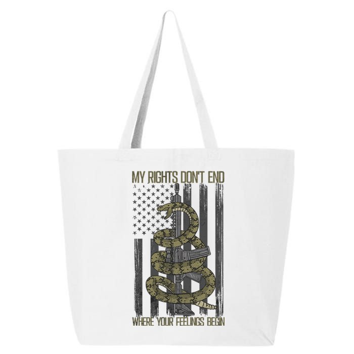 My Rights Don't End Where Your Feelings Begin 25L Jumbo Tote