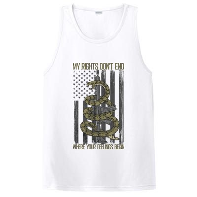 My Rights Don't End Where Your Feelings Begin PosiCharge Competitor Tank