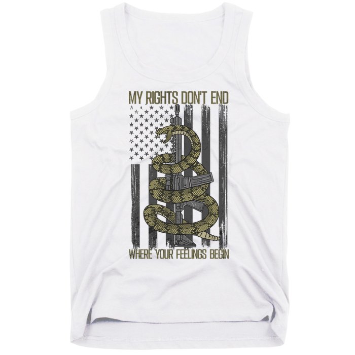 My Rights Don't End Where Your Feelings Begin Tank Top