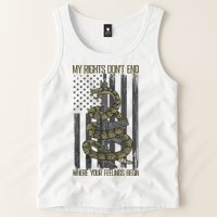 My Rights Don't End Where Your Feelings Begin Tank Top