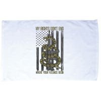 My Rights Don't End Where Your Feelings Begin Microfiber Hand Towel